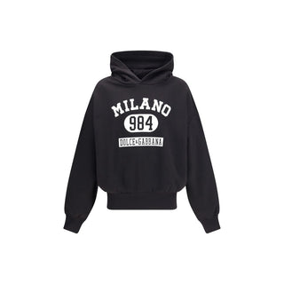 Dolce & Gabbana Black Cotton Sweatshirt