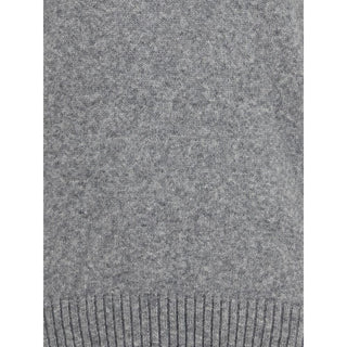 Dolce & Gabbana Gray Fleece Wool Sweatshirt