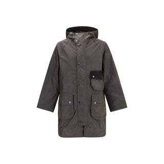 Barbour Brown Cotton Trench Coat