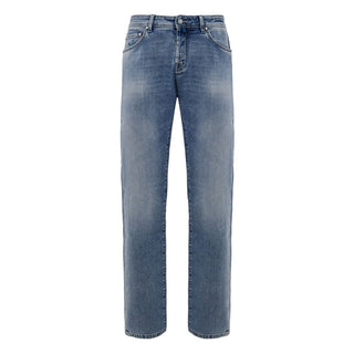 Jacob Cohen Blue Cotton Skinny Jean
