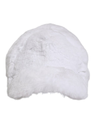 Dolce & Gabbana White Modacrylic Rapper Men Baseball Capello Hat