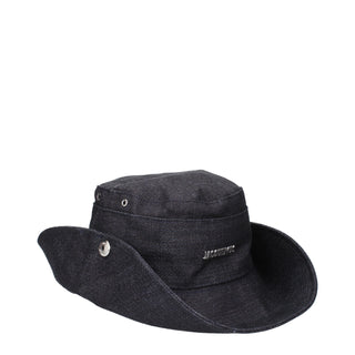 Jacquemus Blue Cotton Sunhats