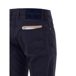 Jacob Cohen Blue Wool Pant
