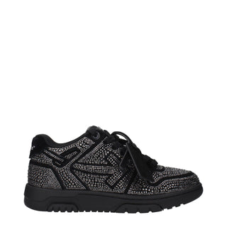 Off-White Black Leather Sneakers