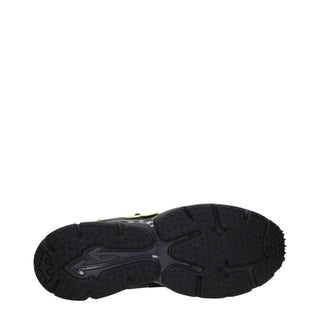 Off-White Black Fabric Athletic Sneakers