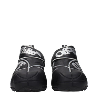 Off-White Black Leather High Tops
