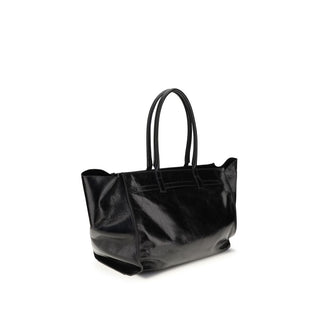 Benedetta Bruzziches Black Calf Leather Bos Taurus Shoulder Bag