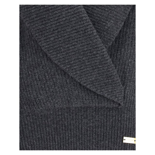 Balmain Gray Wool Sweatshirt