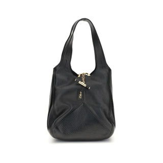 Chloé Black Buffalo Leather Shoulder Bag