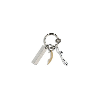 Benedetta Bruzziches Silver Metal Keychain
