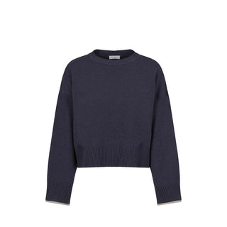 Brunello Cucinelli Blue Cashmere Cashmere Sweater