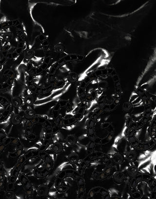 Dolce & Gabbana Black Cut Out A-line Sheath Mini Dress