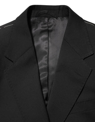 Dolce & Gabbana Black STAFF 2 Buttons Suit Jacket Blazer