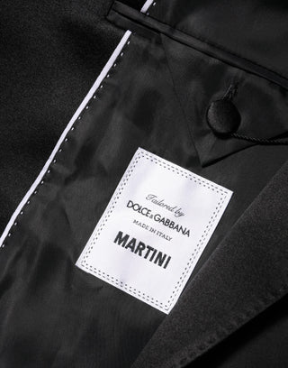 Dolce & Gabbana Black MARTINI Double-Breasted Suit Blazer