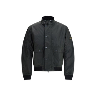 Barbour International Black Cotton Shell Jacket