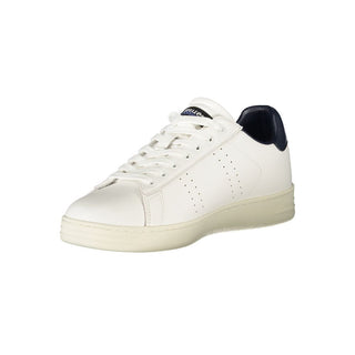 Blauer White Polyester Sneaker