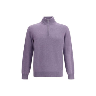 Brunello Cucinelli Purple Cashmere Cashmere Sweater