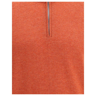Brunello Cucinelli Red Cashmere Sweatshirt