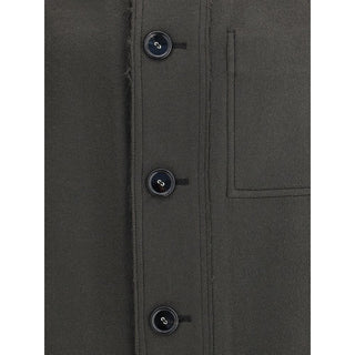 Ami Paris Gray Wool Clothing