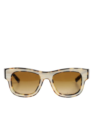 Dolce & Gabbana DG4379F White Tortoiseshell Gradient Acetate Shades Sunglasses