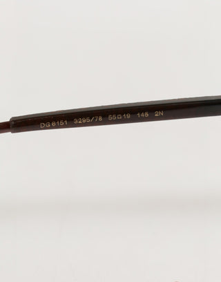 Dolce & Gabbana DG6151 Brown Unisex Square Lens Shades Eyewear Sunglasses