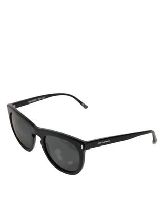 Dolce & Gabbana DG4281 Black Round Frame Full Rim Eyewear Sunglasses