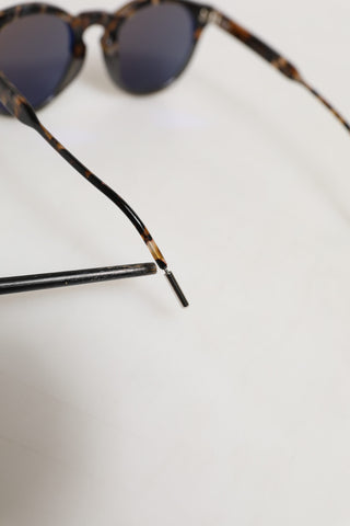 Dolce & Gabbana DG4334B Brown Tortoiseshell Round Frame Shades Sunglasses