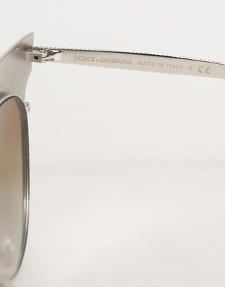Dolce & Gabbana DG2178 Gold Metal Cat Eye Gradient Eyewear Sunglasses