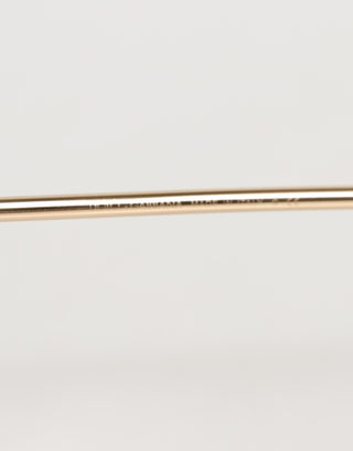 Dolce & Gabbana Pink Gold Metal Round Shades Eyewear Sunglasses