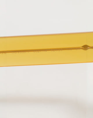 Dolce & Gabbana Yellow Acetate Eccentric Sartorial Sunglasses