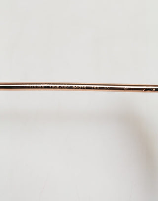 Dolce & Gabbana Lucia Gold Metal Cat Eye Red Lenses Sunglasses