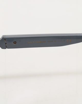 Dolce & Gabbana Blue Acetate Aviator Shades Eyewear Sunglasses