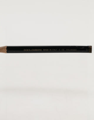 Dolce & Gabbana Matte Black Steel Frame Gray Lens Sunglasses