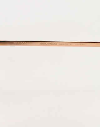 Dolce & Gabbana DG2215K Gold Metal Round Shades Eyewear Sunglasses