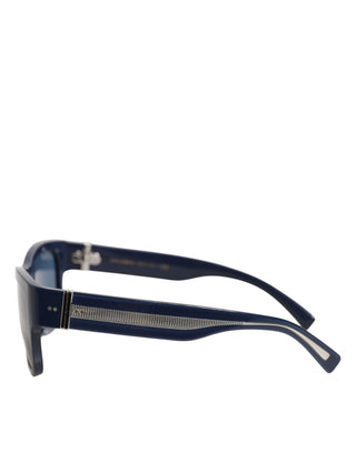 Dolce & Gabbana Blue Acetate Frame Polarized Lenses Sunglasses