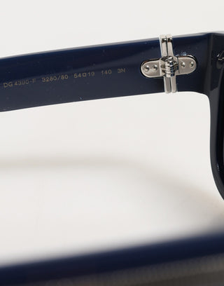 Dolce & Gabbana Blue Acetate Frame Polarized Lenses Sunglasses