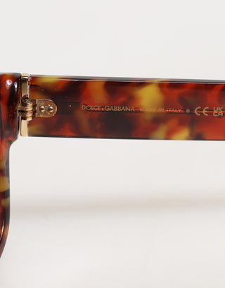 Dolce & Gabbana DG4338F Brown Havana Full Rim Round Lenses Sunglasses