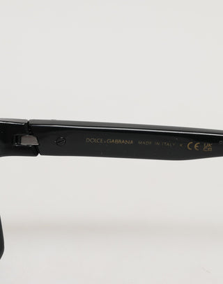 Dolce & Gabbana DG6160 Square Black Polyamide Sport Logo Sunglasses