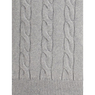 Aragona Cashmere Gray Cashmere Sweatshirt