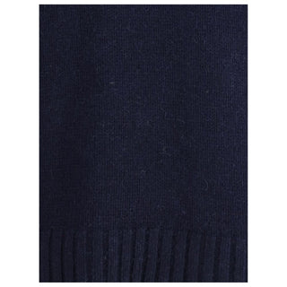 Aragona Cashmere Blue Merino Wool Sweatshirt