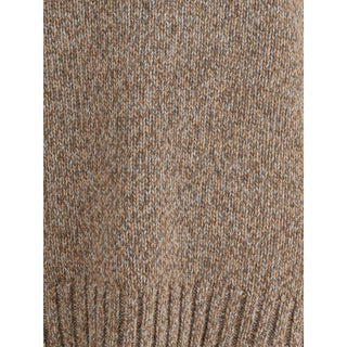 Aragona Cashmere Brown Merino Wool Sweatshirt