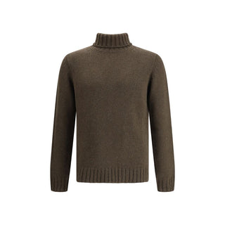 Aragona Cashmere Green Alpaca Vicugna Pacos Turtleneck