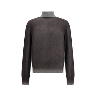 Aragona Cashmere Gray Cashmere Turtleneck