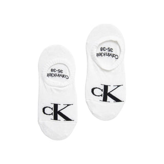 Calvin Klein Jeans White Cotton Socks