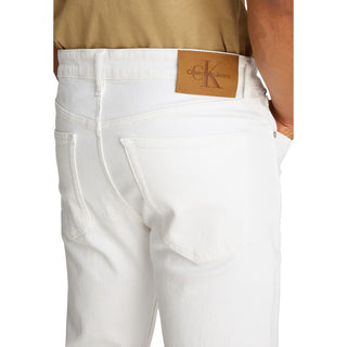 Calvin Klein Jeans White Cotton Skinny Jeans