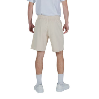 EA7 Emporio Armani Beige Cotton Bermuda Shorts