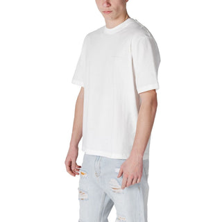 Armani Exchange White Cotton T-Shirt
