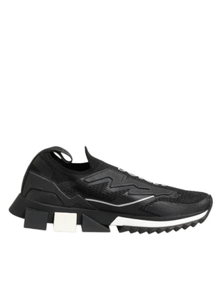 Dolce & Gabbana Black SORRENTO Sport Stretch Sneakers Shoes