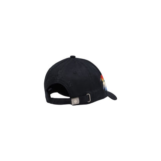County of Milan Black Cotton Cap (Baseball Hat)