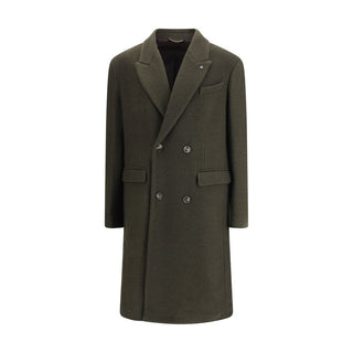 Cruna Green Fleece Wool Coat
